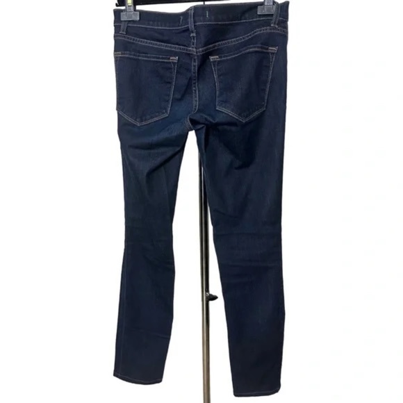 J BRAND Super Skinny Jeans Denim Dark Rinse Low Rise Pockets Zipper Sz 28 - Picture 6 of 10